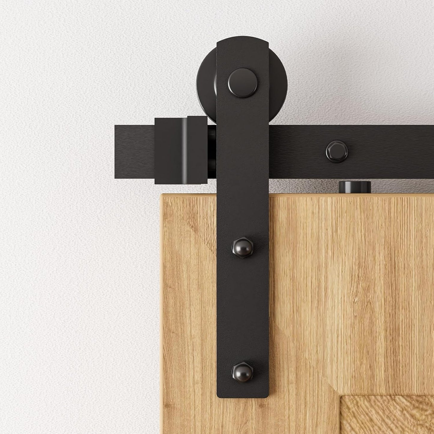 TSMST Barn Door Stopper 2PCS for Track Sliding Barn Door, Barn Door Roller Stopper (Fit for Track Width: 1.57 in, Track Thickness: 0.24 in)