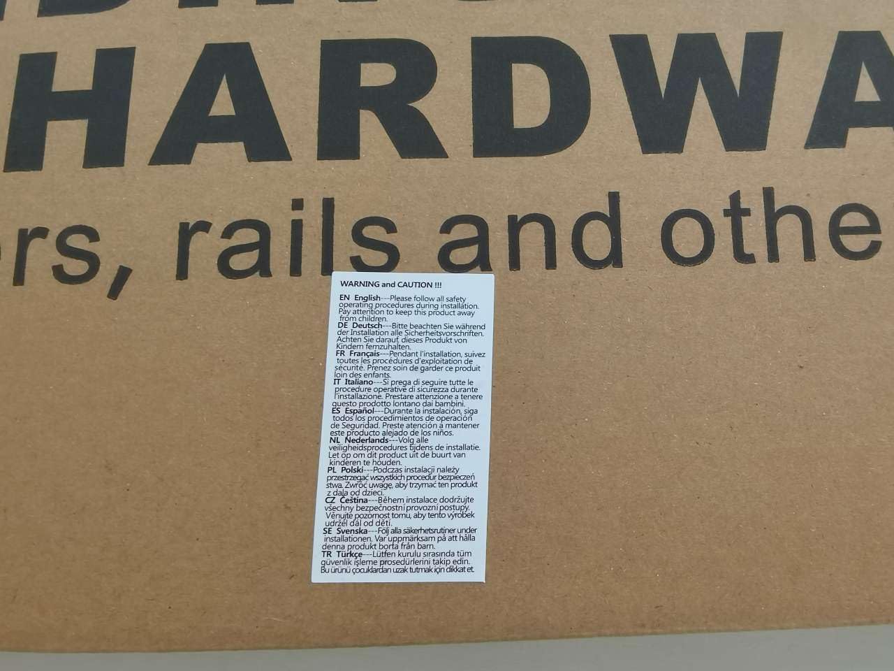 TSMST 6FT/72 Sliding Barn Door Hardware Kit with Barn Door Floor Guide fit 30" Single Wooden Door,Smoothly and Quietly Easy to Install- Black