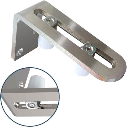 TSMST Adjustable Floor Guide Sliding Barn Door Wall/Door Bottom Guide Stainless Steel Style（1PC)