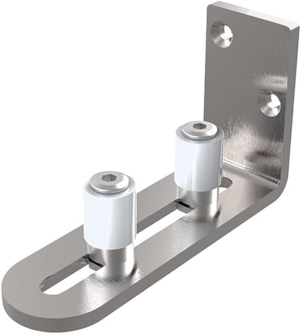 TSMST Adjustable Floor Guide Sliding Barn Door Wall/Door Bottom Guide Stainless Steel Style（1PC)