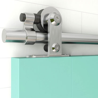 5FT/152CM Sliding Door Track Kit, TSMST Internal Stainless Steel Sliding Barn Wood Door Hardware System for Single Door