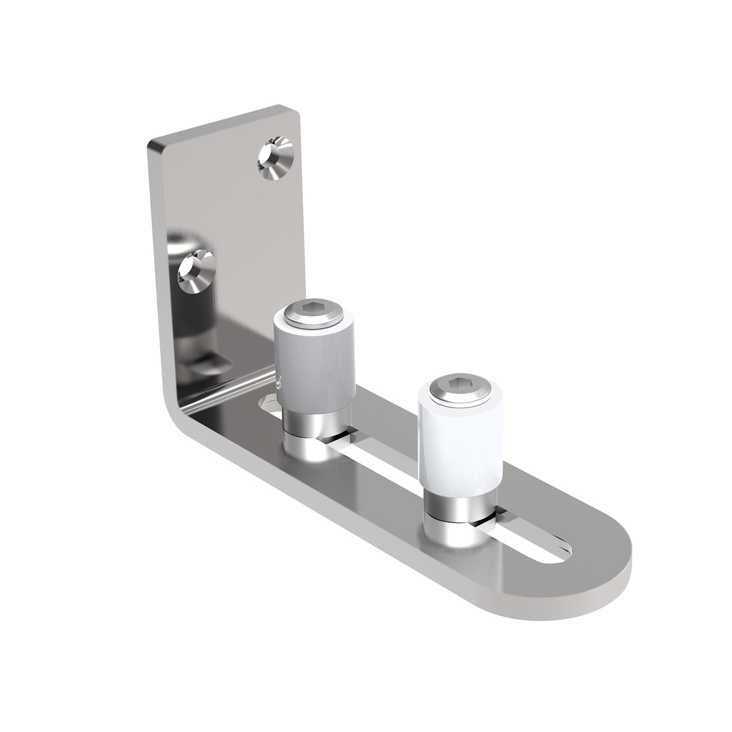 TSMST Adjustable Floor Guide Sliding Barn Door Wall/Door Bottom Guide Stainless Steel Style