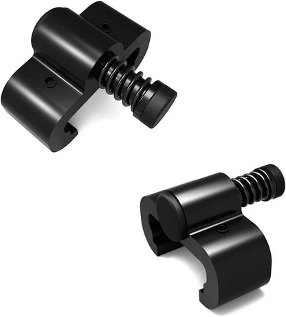 TSMST Sliding Barn Door Stopper for Track, Easy to Install,Upgrade Adjustable Spring Barn Door Stoppers 2pcs