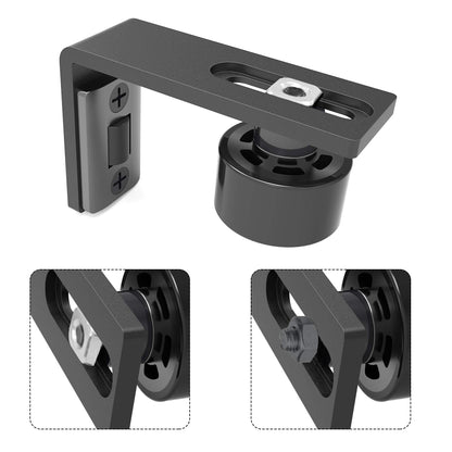 TSMST Sliding Barn Door Adjustable Floor Guide Wall/Door Bottom Guide