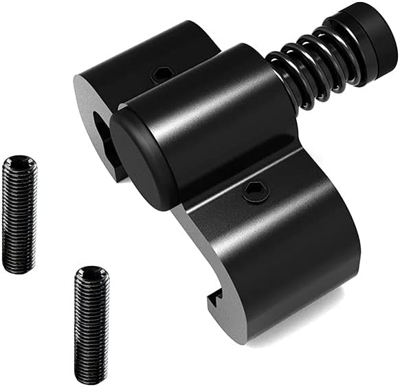 TSMST Sliding Barn Door Stopper for Track, Easy to Install,Upgrade Adjustable Spring Barn Door Stoppers 2pcs