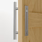 TSMST 30CM Sliding Door Handle Double Sided Barn Door Handle Embedded Invisible Stainless Steel