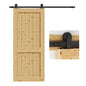 TSMST 122CM/4FT Sliding Door Track Barn Door Hardware Kit Closet Rail Roller Accessory T Shape