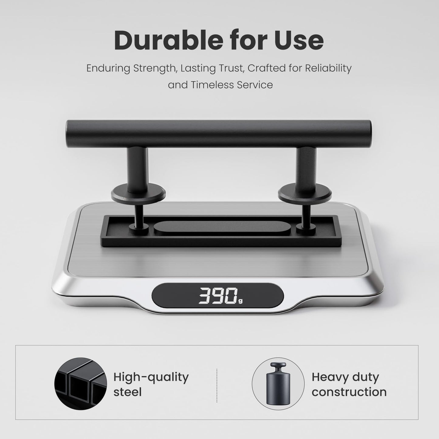 TSMST 24CM Sliding Door Handle Double Sided Barn Door Handle Embedded Invisible Alloy Steel Frosted Black 2PC