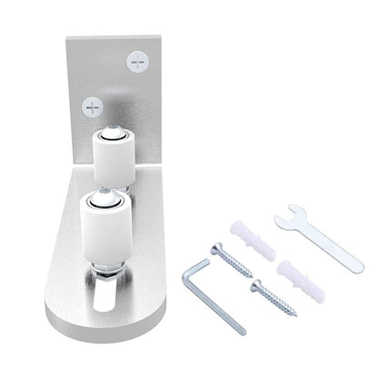 TSMST Adjustable Floor Guide Sliding Barn Door Wall/Door Bottom Guide Stainless Steel Style