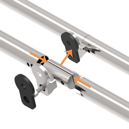 5FT/152CM Sliding Door Track Kit, TSMST Internal Stainless Steel Sliding Barn Wood Door Hardware System for Single Door