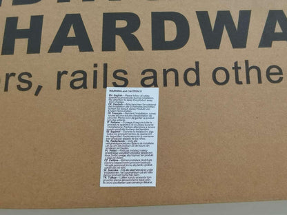 TSMST 6FT/72 Sliding Barn Door Hardware Kit with Barn Door Floor Guide fit 30" Single Wooden Door,Smoothly and Quietly Easy to Install- Black