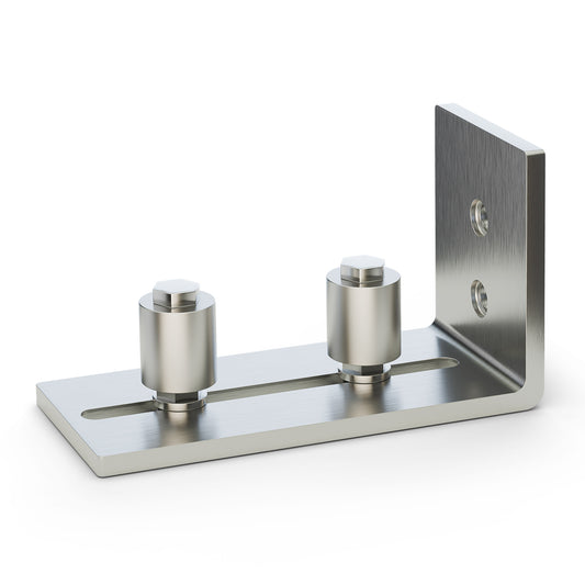 TSMST Adjustable Floor Guide Sliding Barn Door Wall/Door Bottom Guide Stainless Steel Style