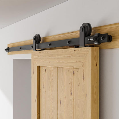 TSMST 305CM/10FT Sliding Door Track Barn Door Hardware Kit Closet Rail Roller Accessory